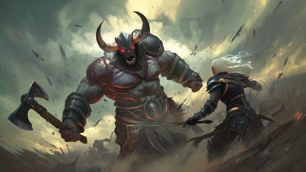 Battle scene video thumbnail